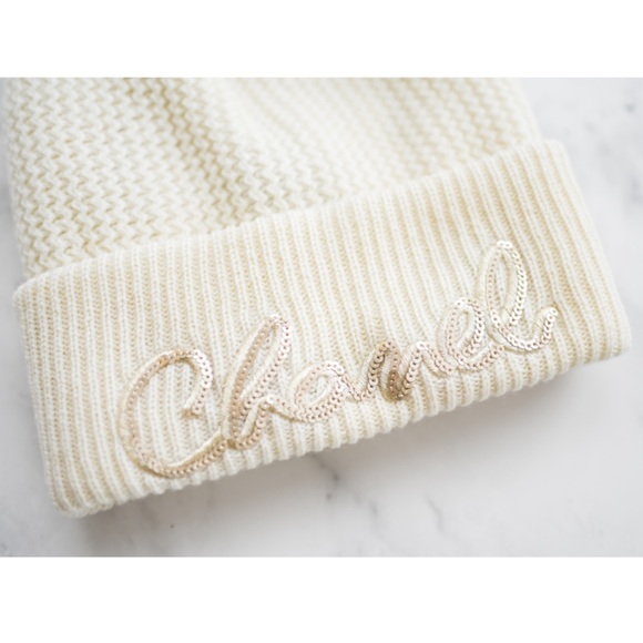 CHANEL 22A CASHMERE BEANIE - Picture 2 of 3